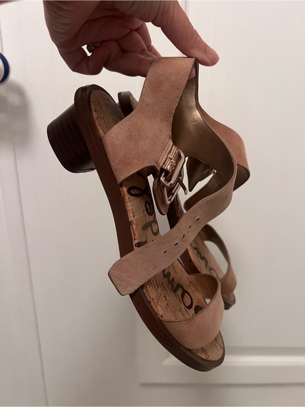 Sam Edelman Low Heel Sandals Size 5.5